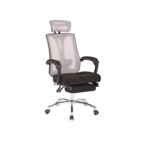 Канцелариски стол Office chair RELAX with footrest mesh ( BLACK & WHITE ) 20461