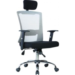 Канцелариски стол Office model mesh chair with headrest ( BLACK ) 20462