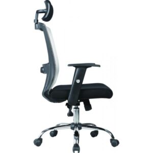 Канцелариски стол Office chair STYLE with headrest ( BLACK & GRAY ) 20466
