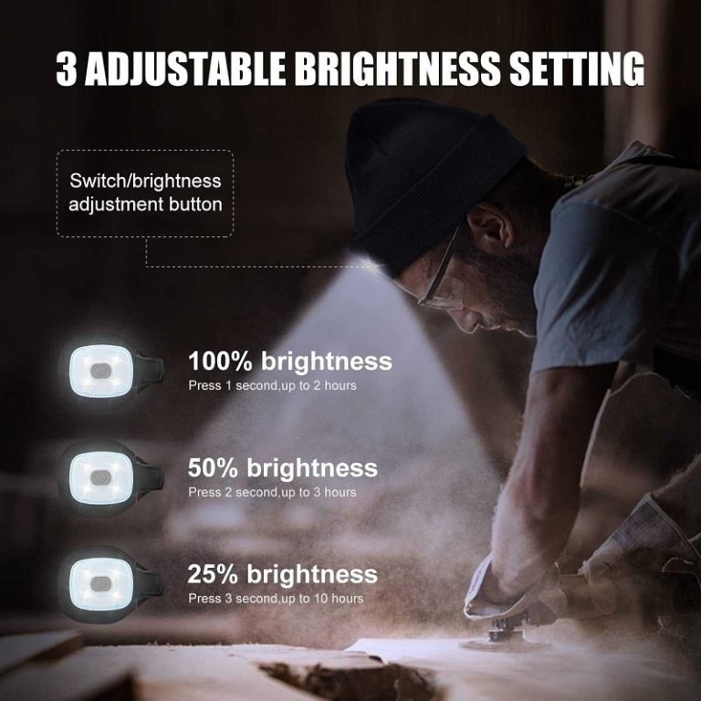 Зимска капа со LED светло - Image 9