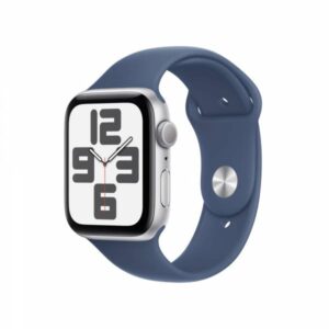 Apple Watch SE2 v3 GPS 44mm Silver Alu Case with Denim Sport Band - M / L - 59759