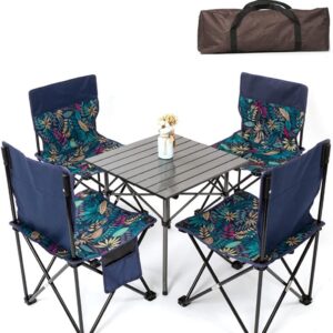 Преклоплива пикник маса со 4 столчиња во торба