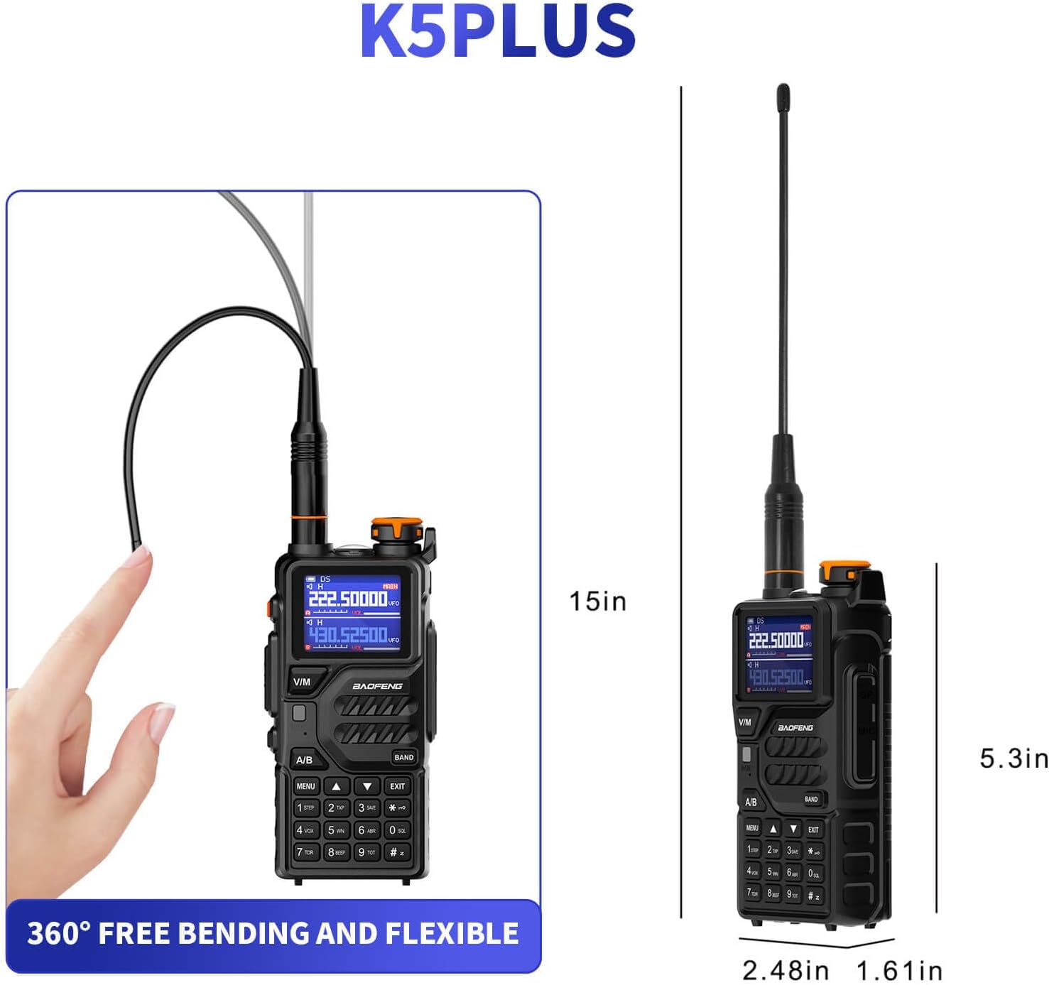 Радио станица токи-воки Baofeng K5PLUS - Image 3