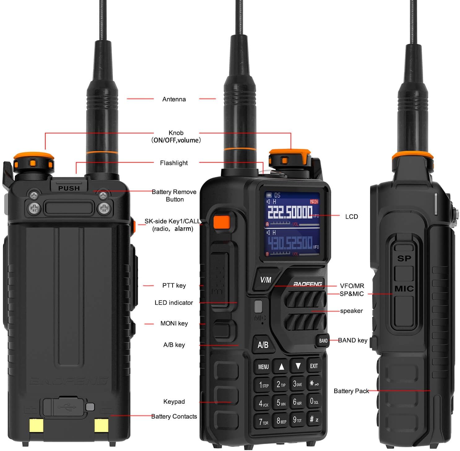 Радио станица токи-воки Baofeng K5PLUS - Image 4