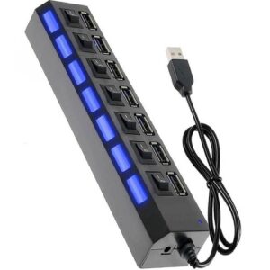 Multiple Port USB Hub 3.0 7 in 1 Treqa