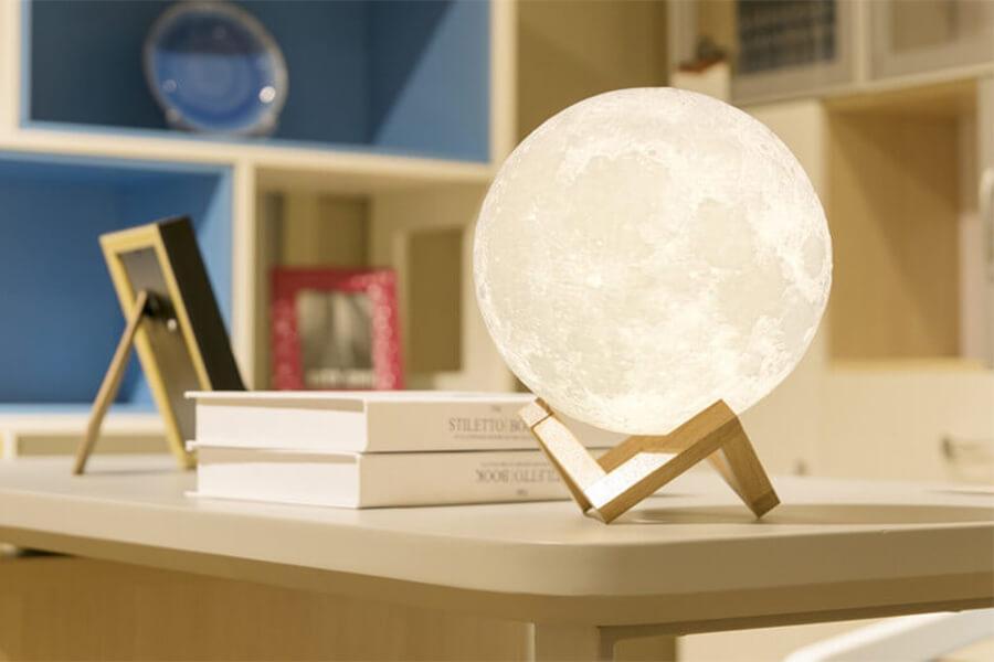 3D Moon ламба на допир со батерија - Image 7
