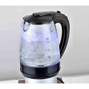 Стаклен електричен бокал за вода со LED осветлување ST WK-F17G24LED