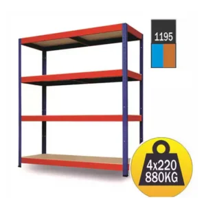 МЕТАЛЕН РАФТ MAX FUTUR XXL 1800Х1500Х600 4Х220KG 25263