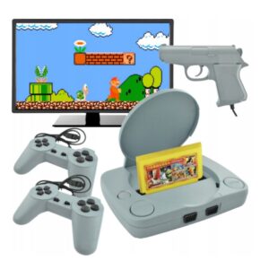 Nintendo со 2 контролери + пиштол Super Game