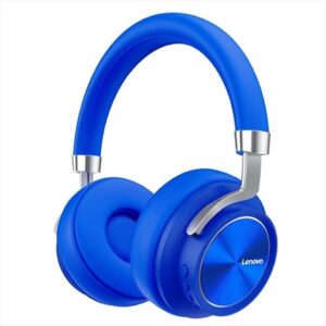 HEADPHONES WIRELESS LENOVO, Bluetooth w/microphone, Blue HD800 41120