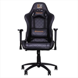 GAMING CHAIR XIGMATEK HAIRPIN, Headrest & Lumbar pillow, Matte Black, EN42425 56045
