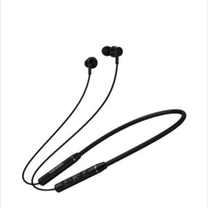 EARPHONES WIRELESS LENOVO Magnetic, Bluetooth w/microphone, Black, QE-03 41217
