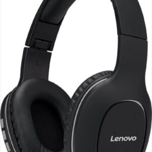 HEADPHONES WIRELESS LENOVO, Bluetooth w/microphone, Black HD300 41219