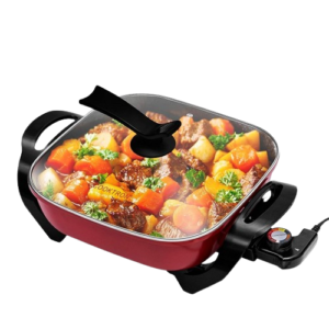 Електричен пекач со стаклен капак