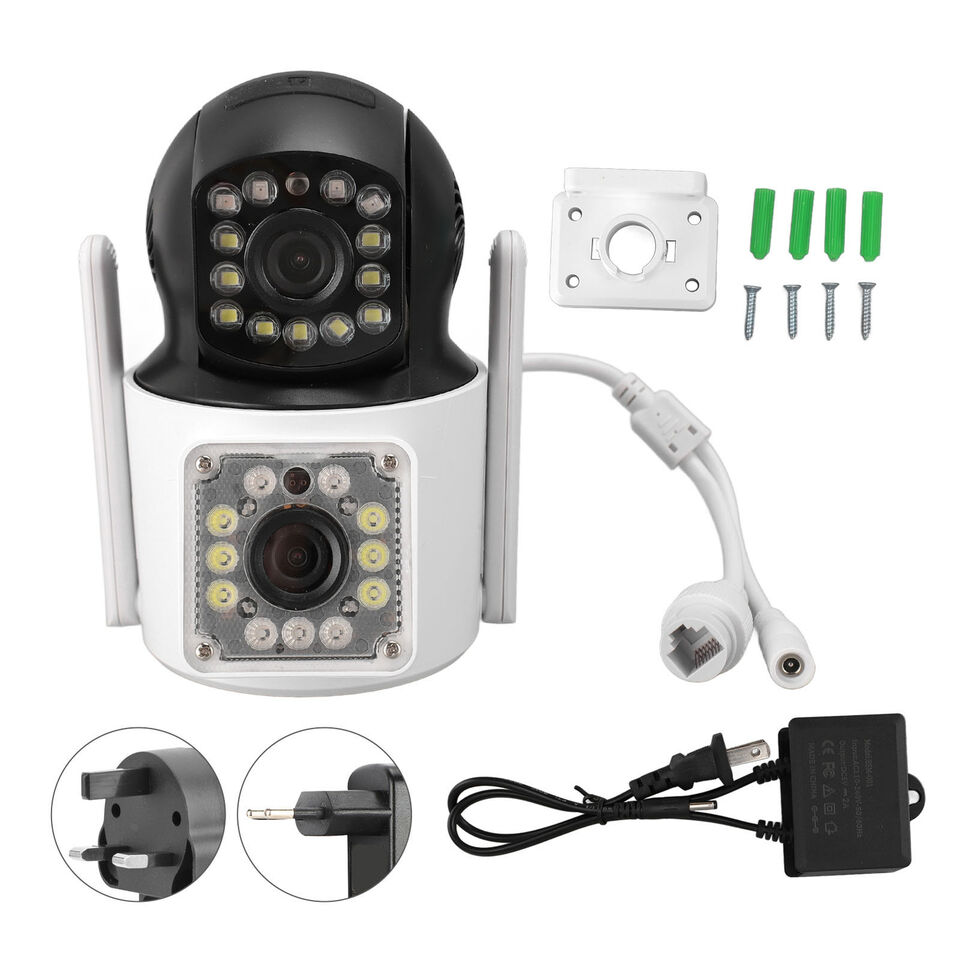 Dual Lens WiFi Wired Alarm Camera 4mpx+4mpx - Image 17