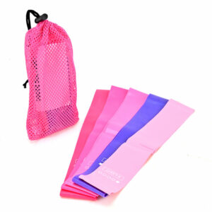 Сет од 5 мини гумени ленти за вежбање 121011