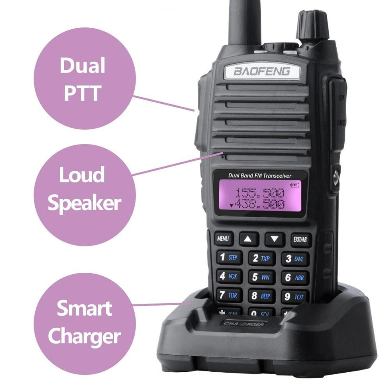 Радио станица токи-воки Baofeng UV-82 8W