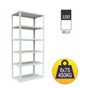 МЕТАЛЕН РАФТ MAX EKO 1800Х750Х300 6Х75KG 25231